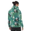 Unisex Hoodie (All Over Green Panda Print)
