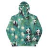 Unisex Hoodie (All Over Green Panda Print)