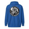 Unisex heavy blend zip hoodie (Owl Night-Reader)