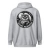 Unisex heavy blend zip hoodie (Owl Night-Reader)