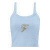 Women’s micro-rib tank top (Dapper-Trove Bird)