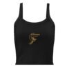 Women’s micro-rib tank top (Dapper-Trove Bird)