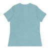 Women's Relaxed T-Shirt (Beautiful Cat with head phone)