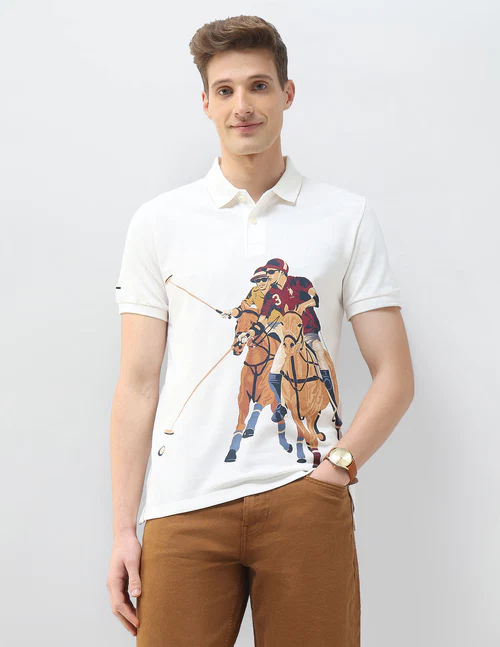 adidas space-dyed polo