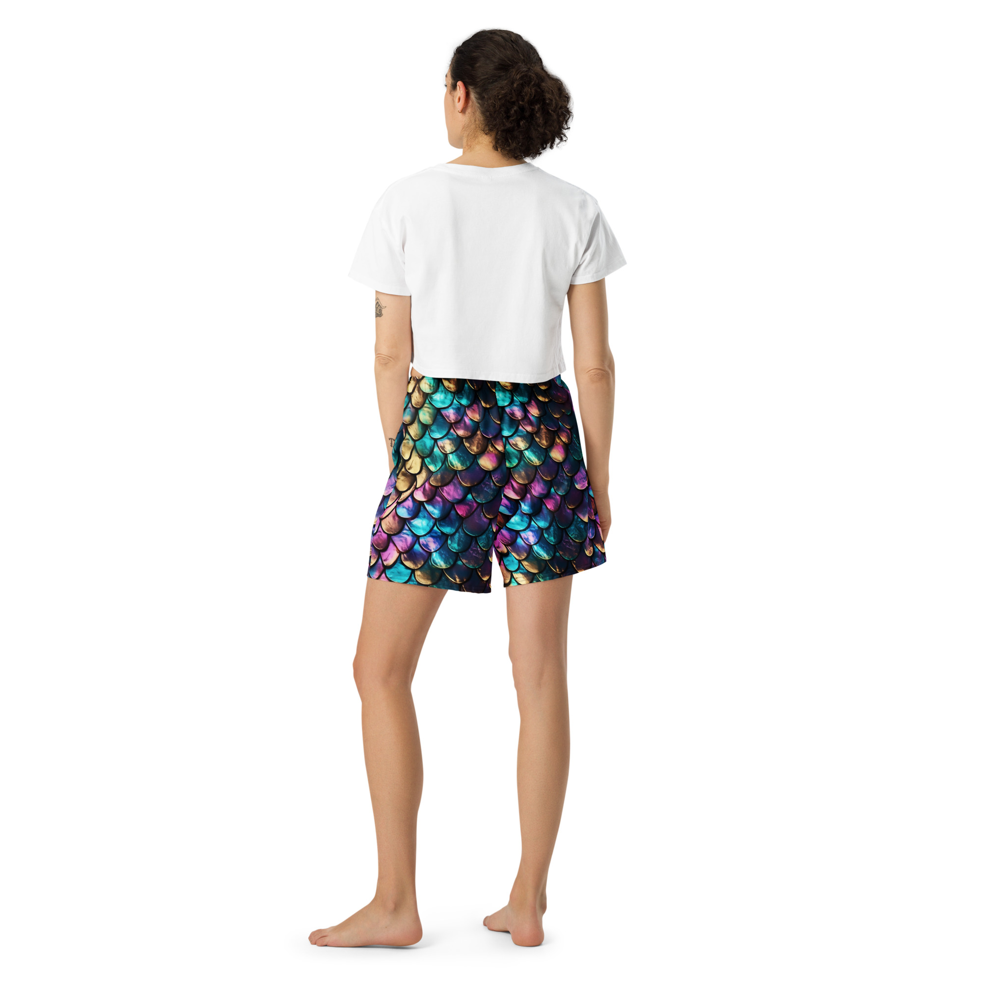 All-Over Print Unisex Athletic Long Shorts