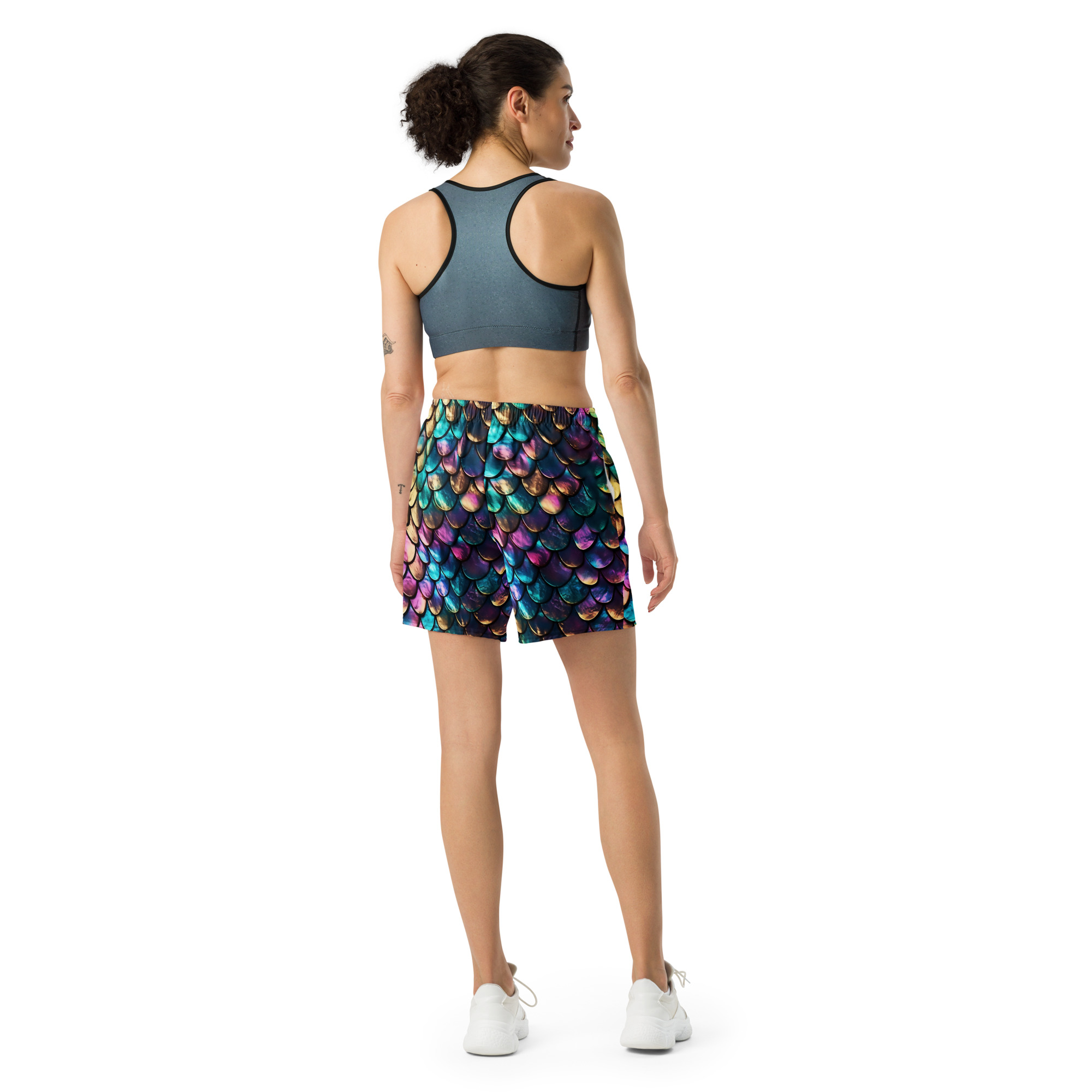 All-Over Print Unisex Athletic Long Shorts