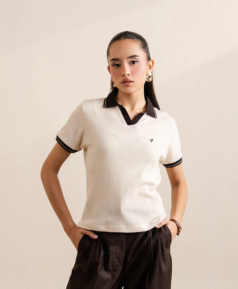 adidas space-dyed polo