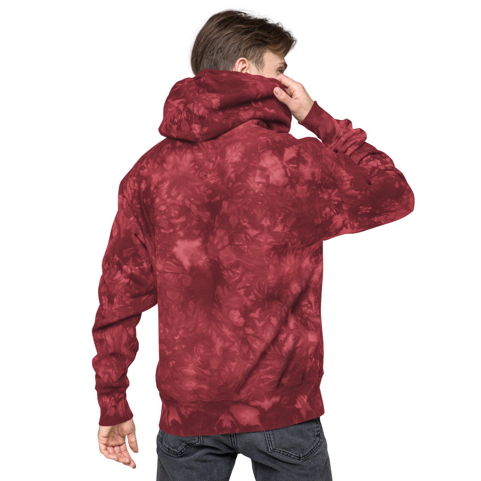 Unisex Champion tie-dye hoodie