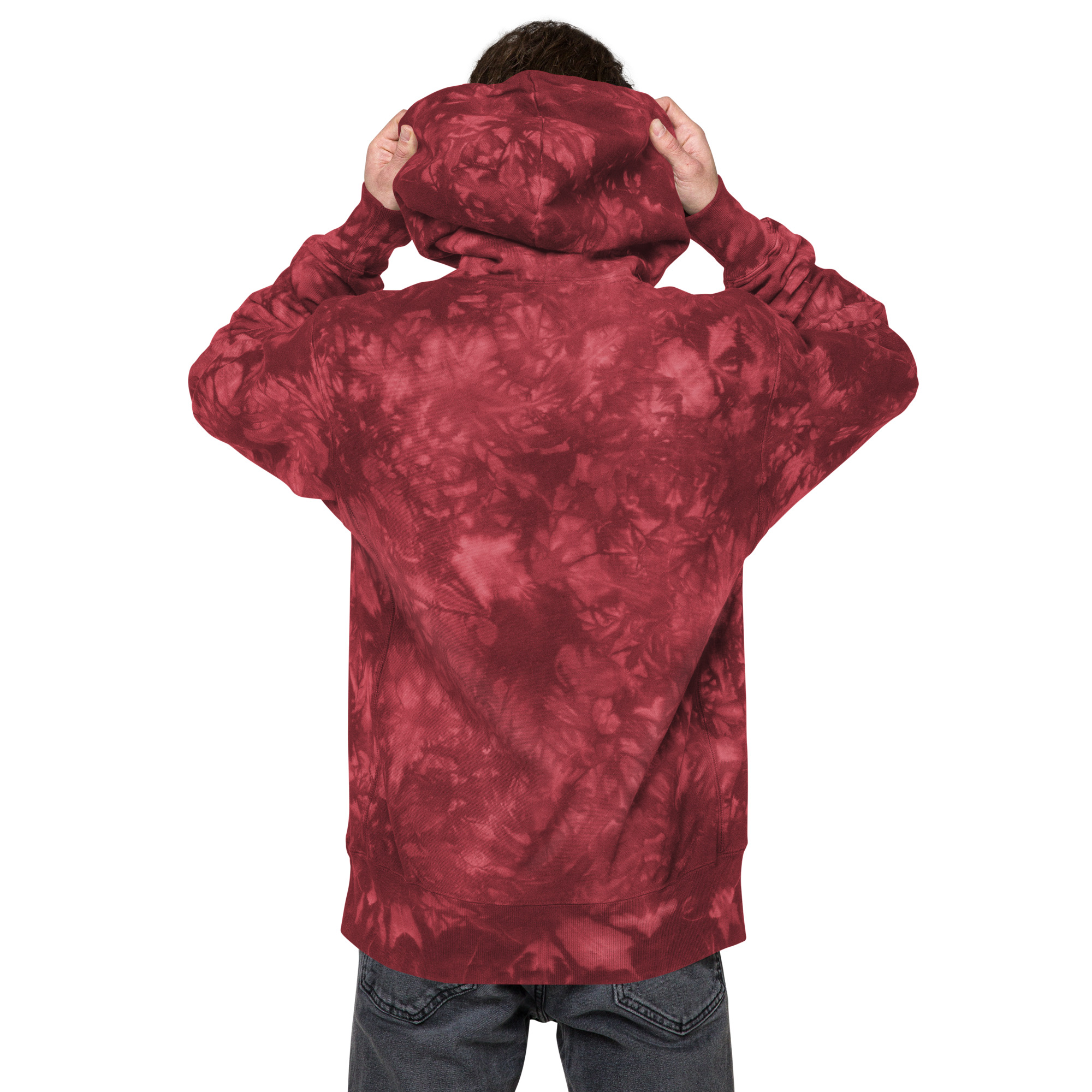 Unisex Champion tie-dye hoodie
