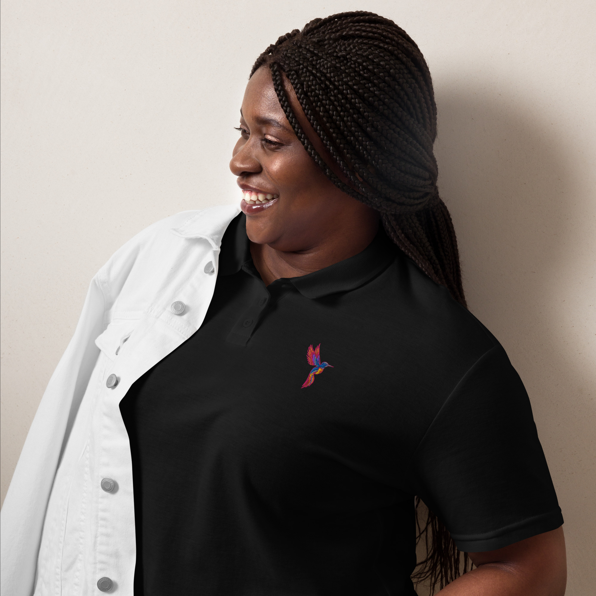 Women’s pique polo shirt