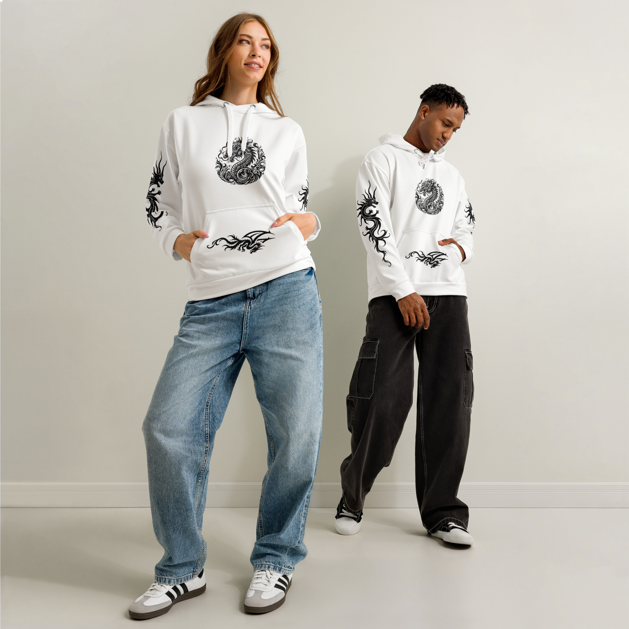 Unisex cotton hoodie