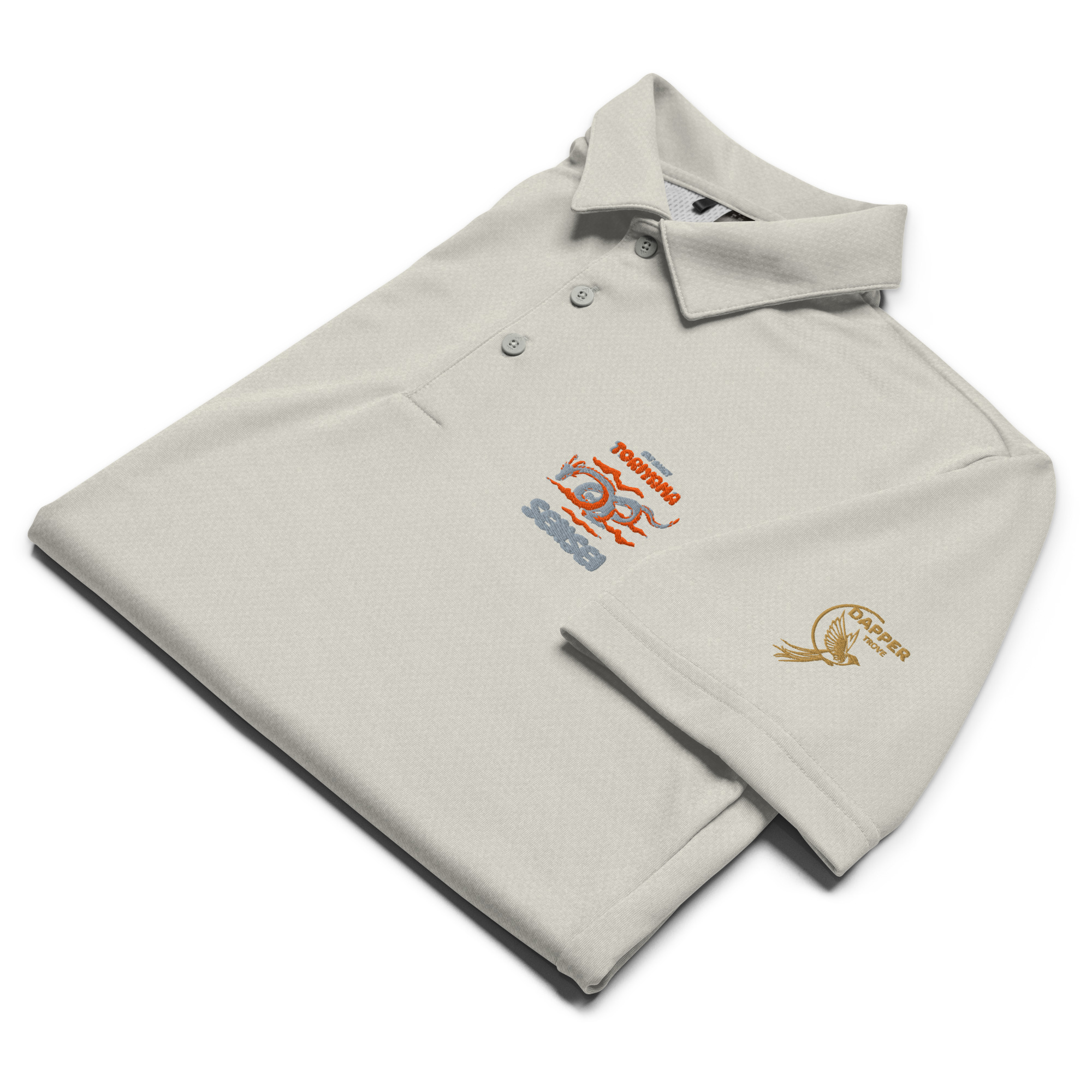 adidas space-dyed polo
