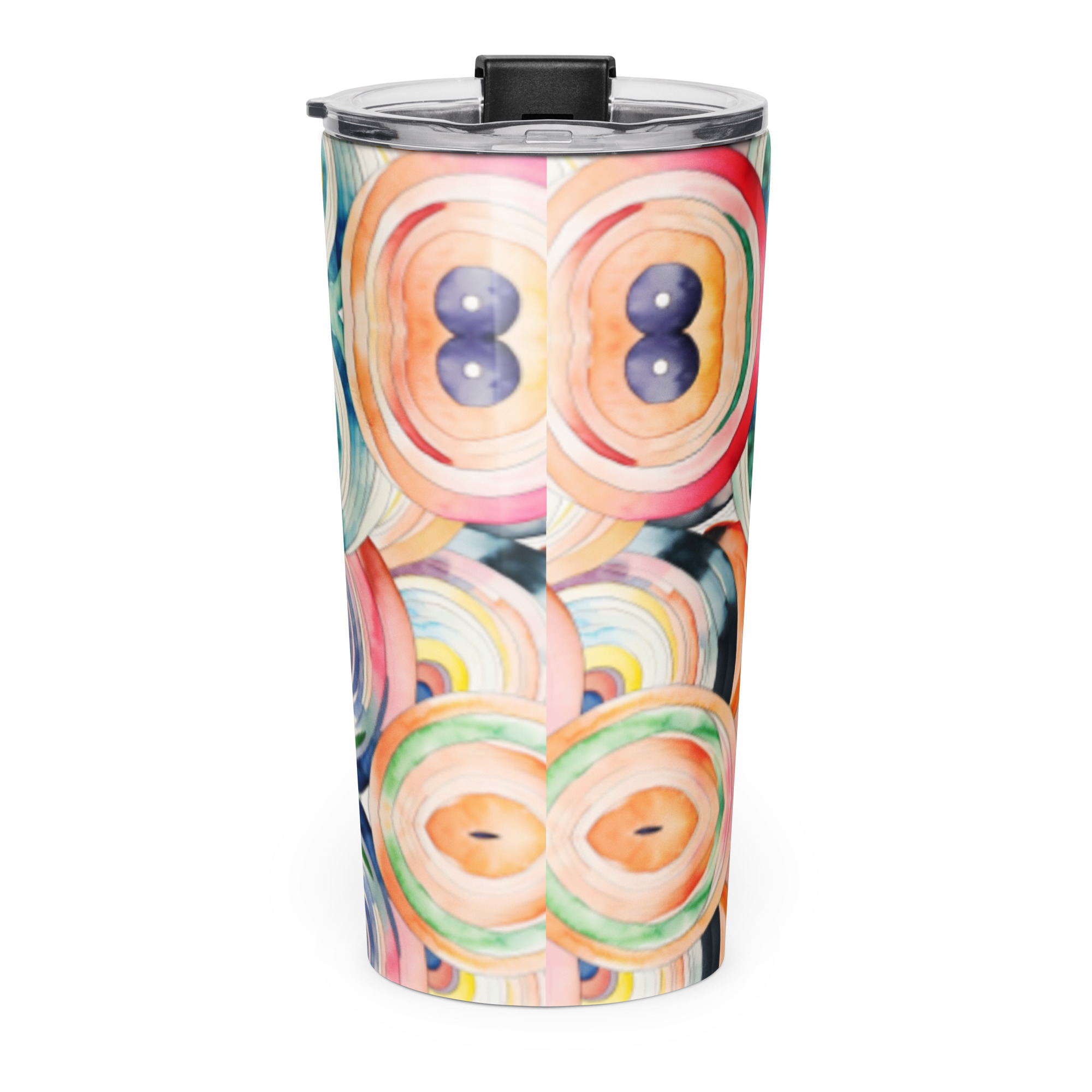Tapered stainless steel tumbler