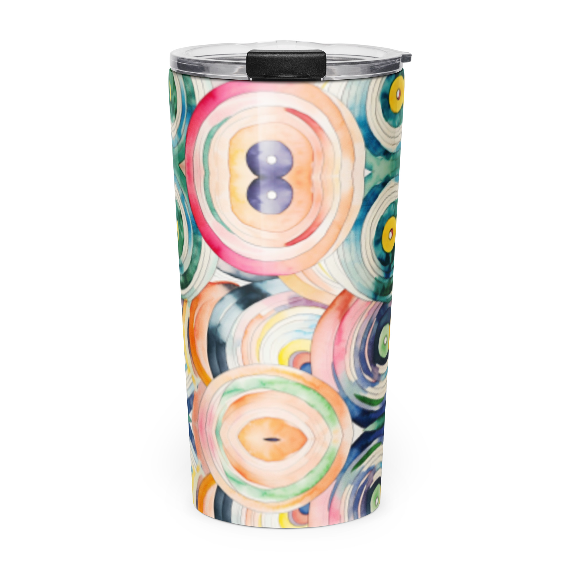 Tapered stainless steel tumbler