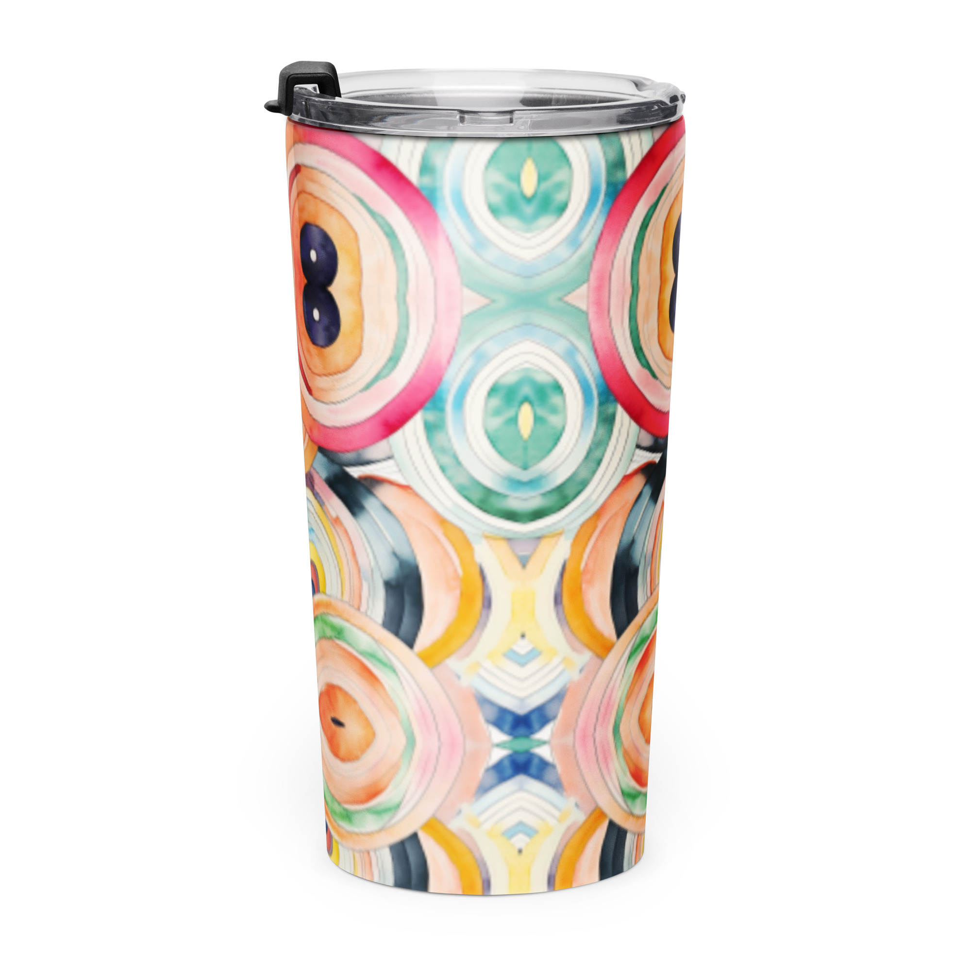 Tapered stainless steel tumbler