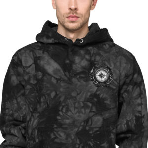 Champion tie-dye hoodie (Compass-Embroidery)/UniSex