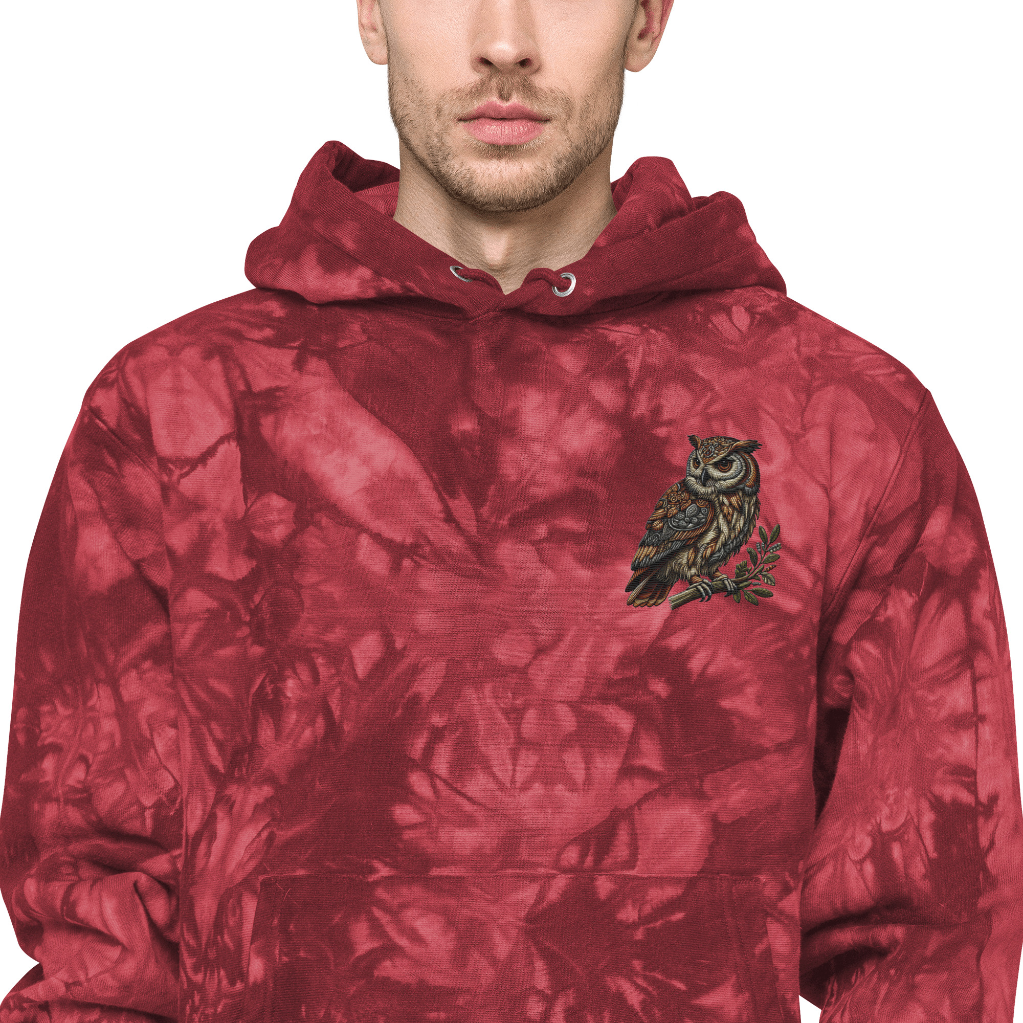 Champion tie-dye hoodie (Eagle-Embroidery)