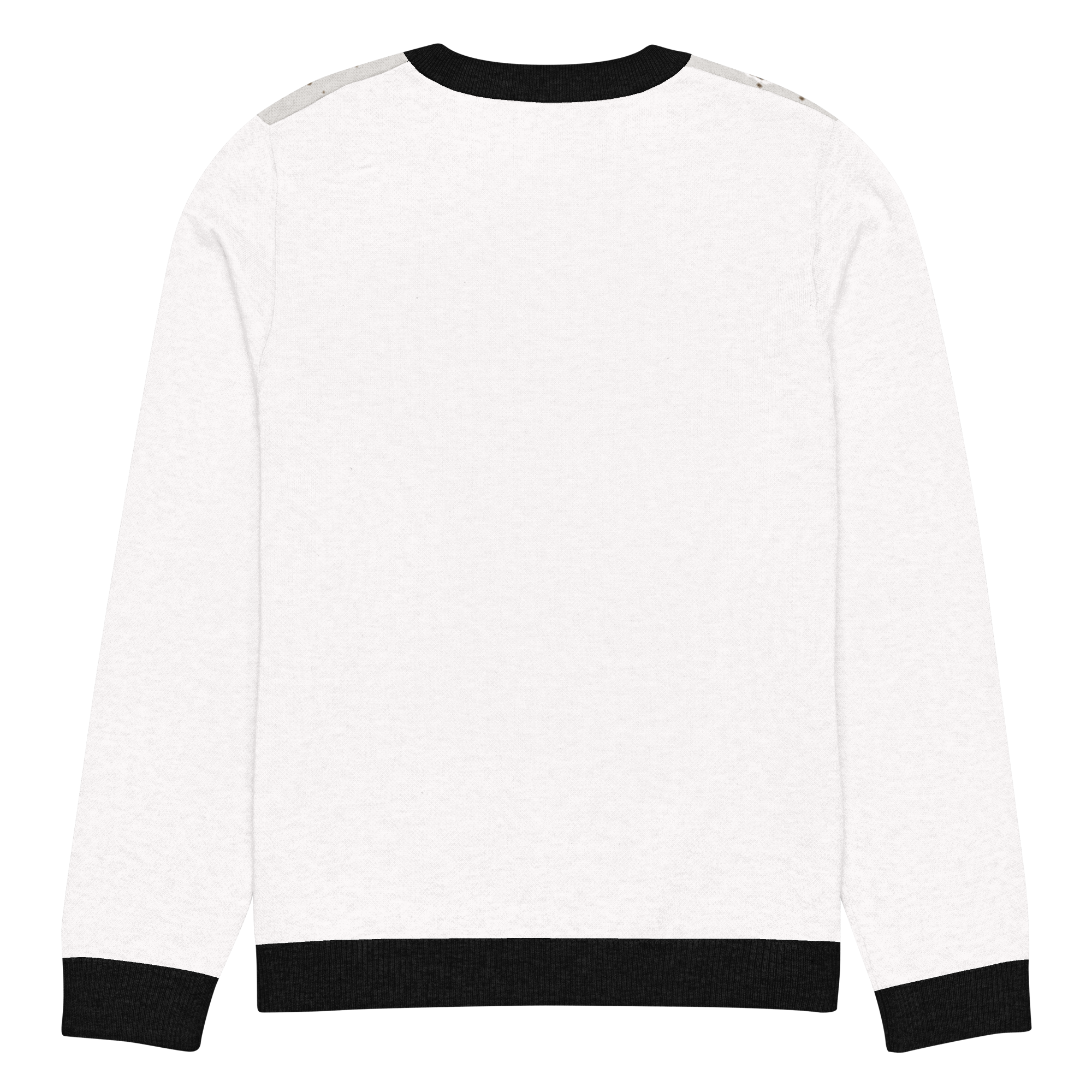 Knitted crew neck sweater