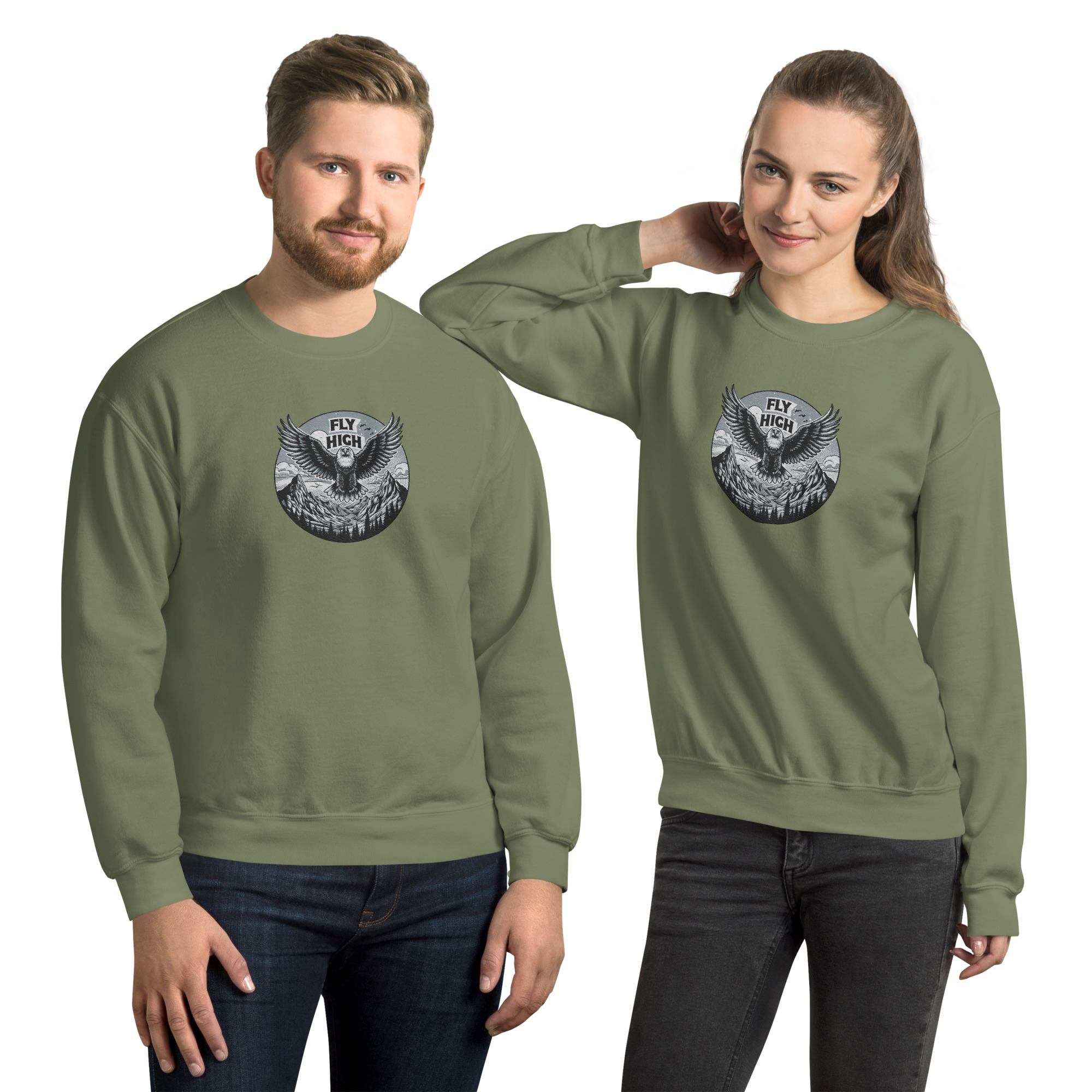 unisex-crew-neck-sweatshirt-military-green-front-6a4291d50833f.jpg