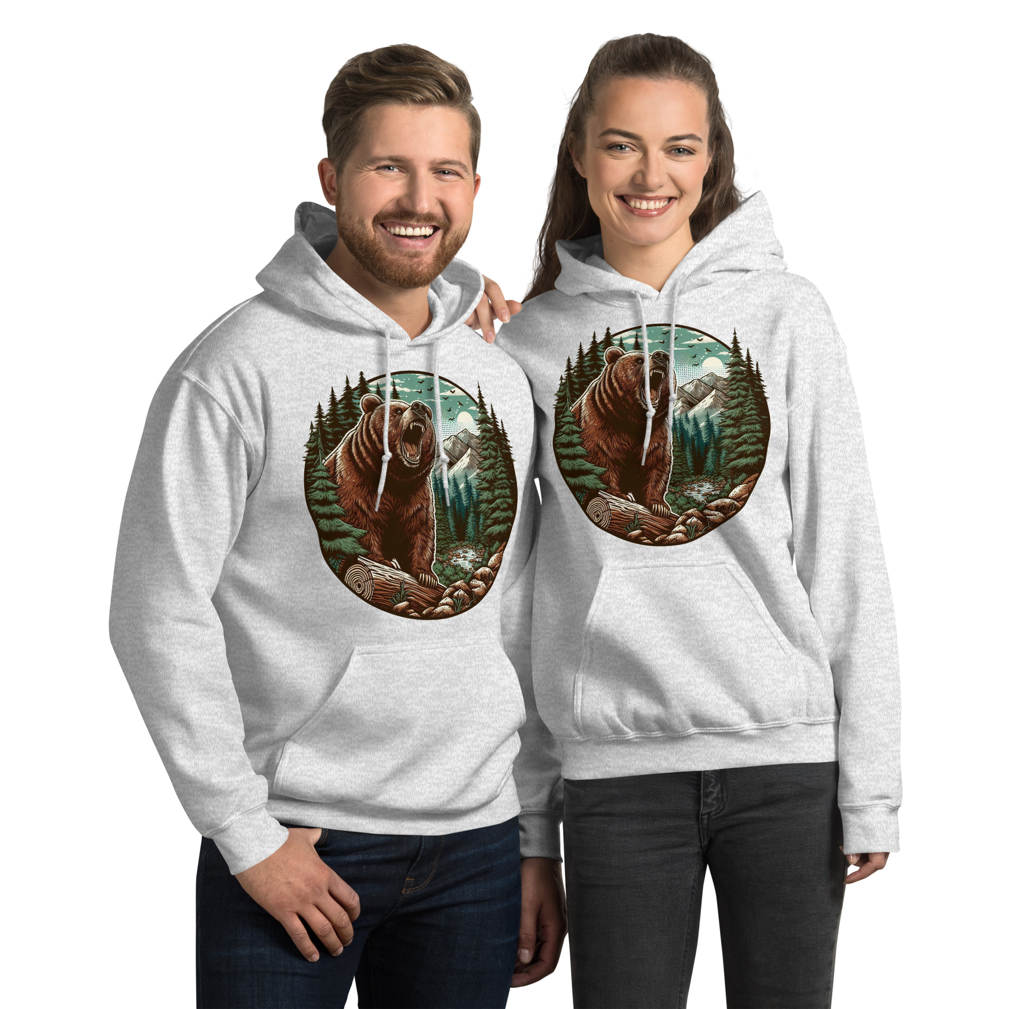 Unisex Hoodie (Wolf Sign of Power)