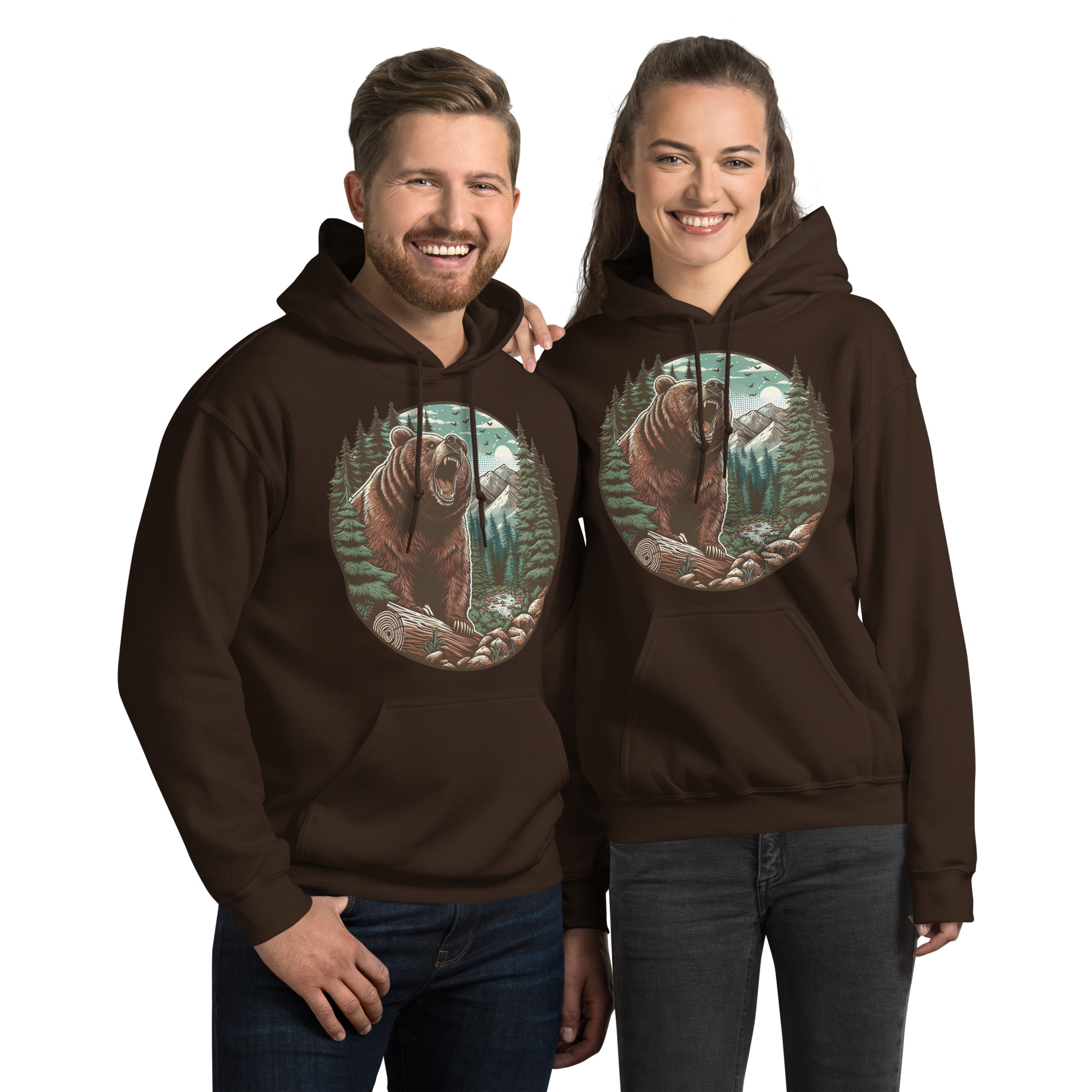 Unisex Hoodie (Wolf Sign of Power)