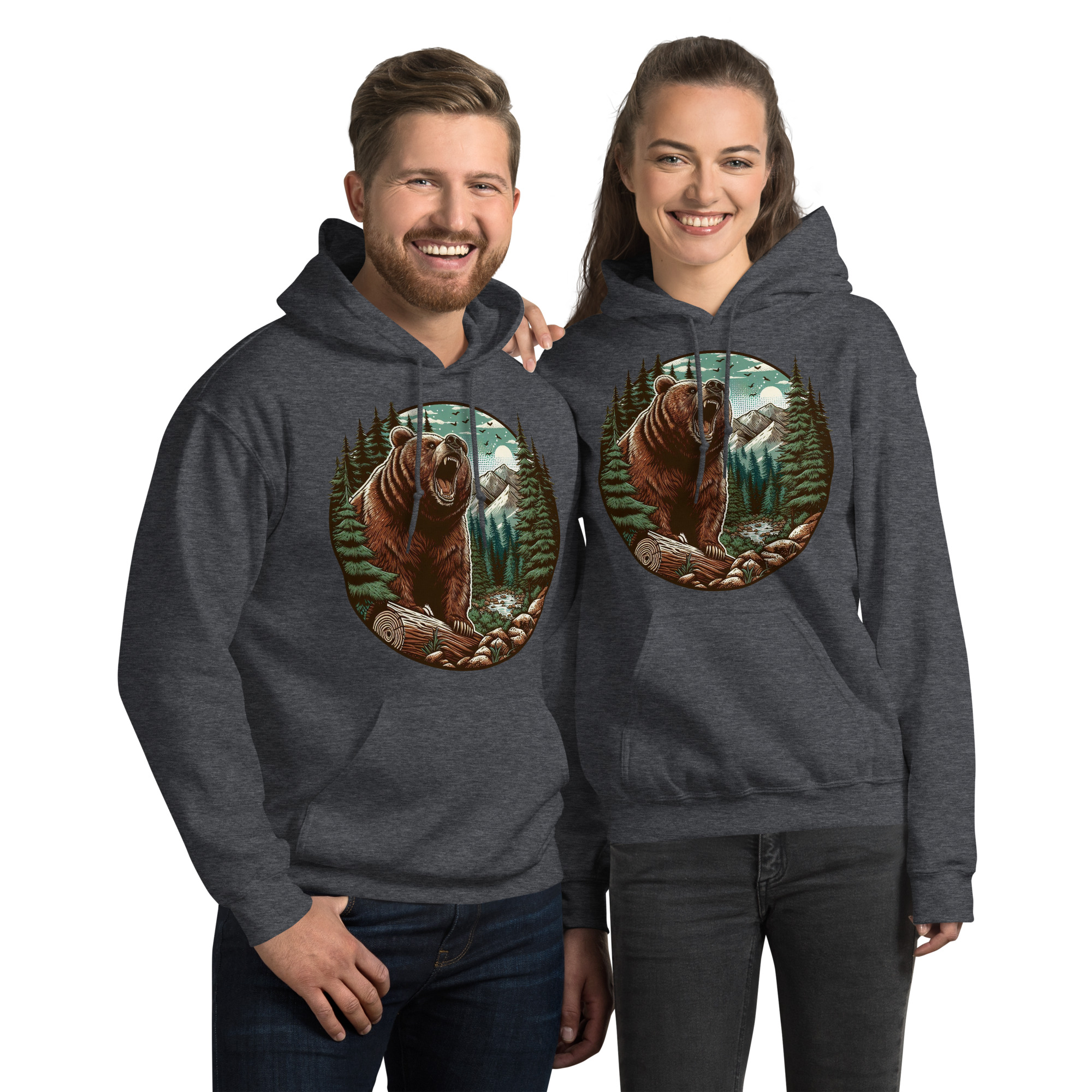 Unisex Hoodie (Wolf Sign of Power)