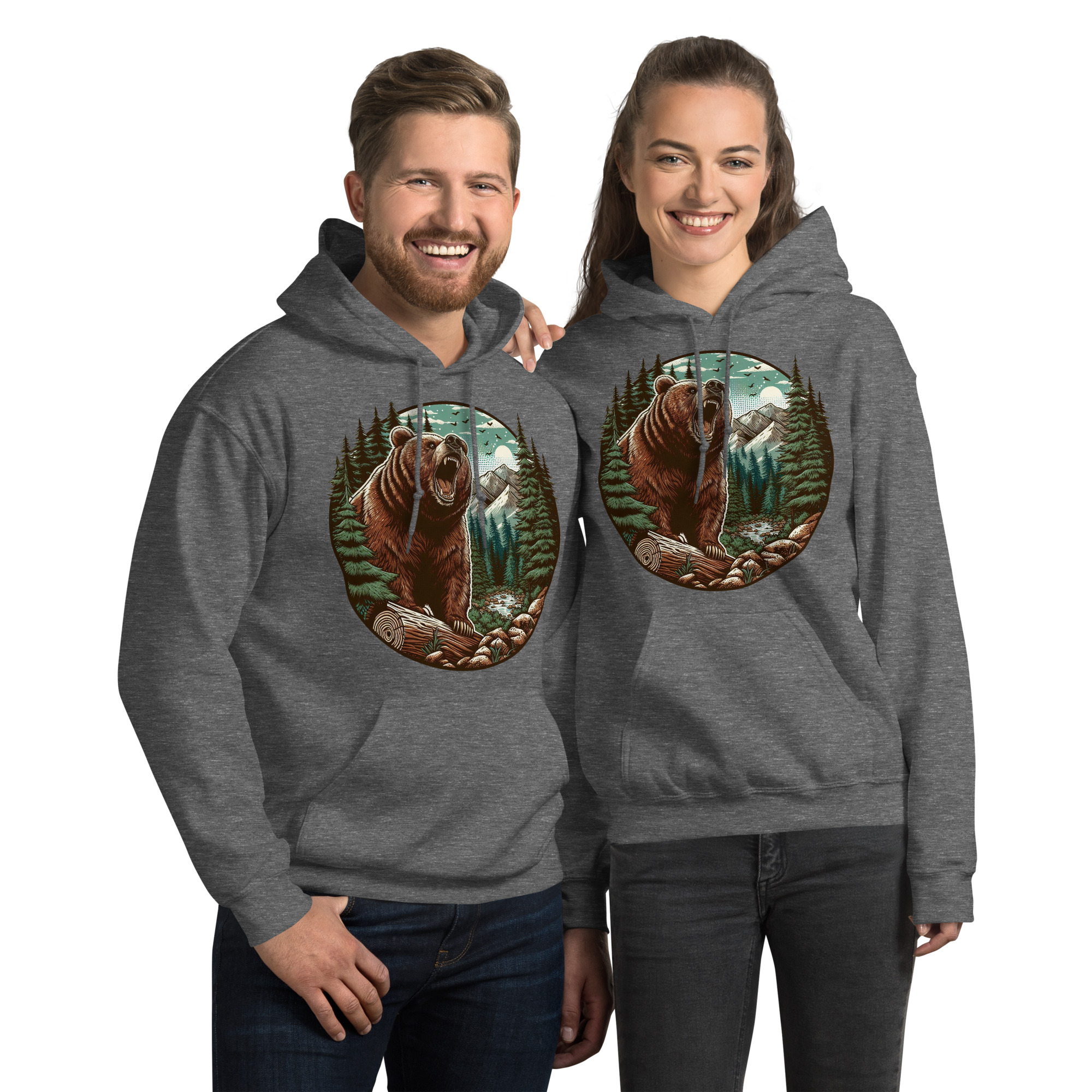 Unisex Hoodie (Wolf Sign of Power)