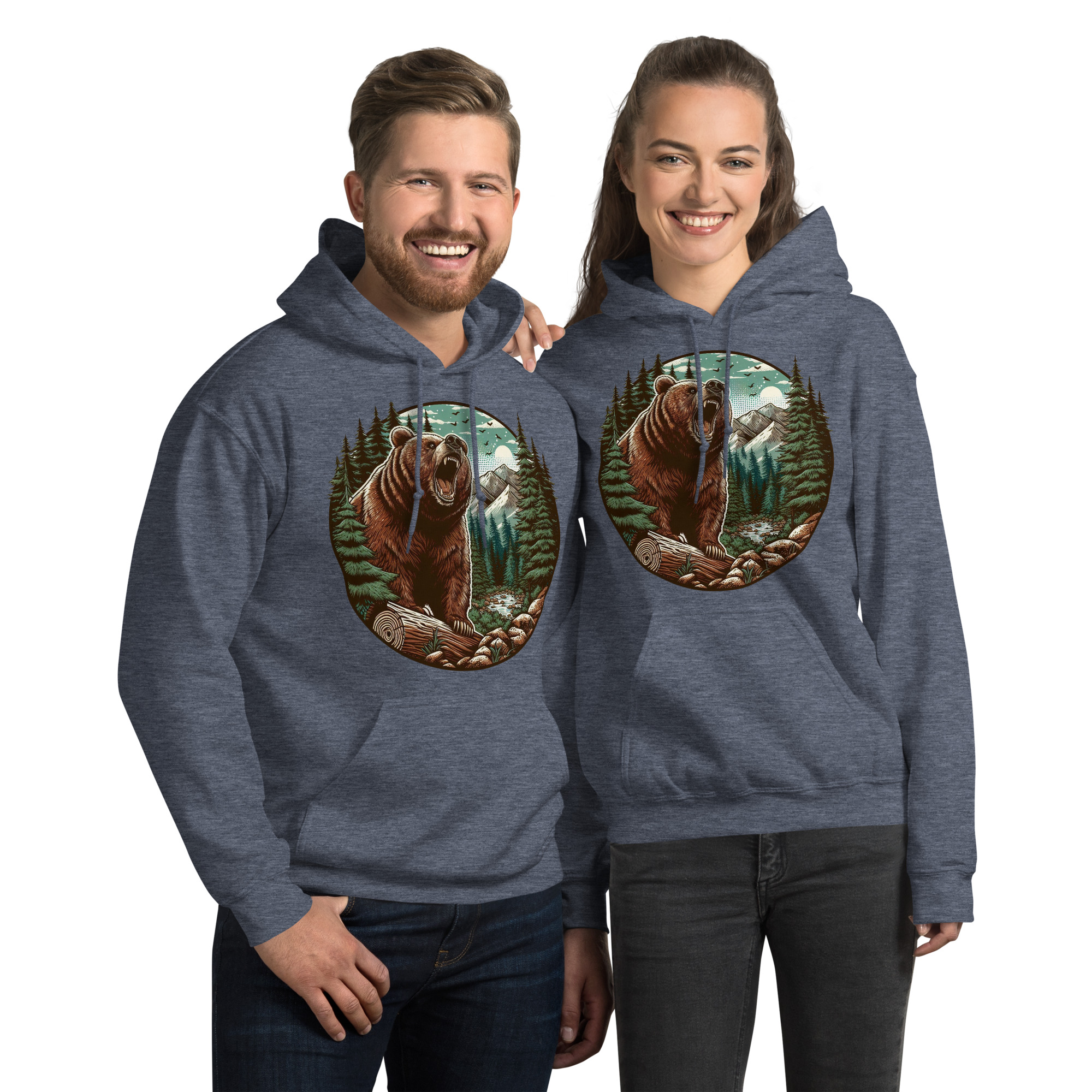 Unisex Hoodie (Wolf Sign of Power)