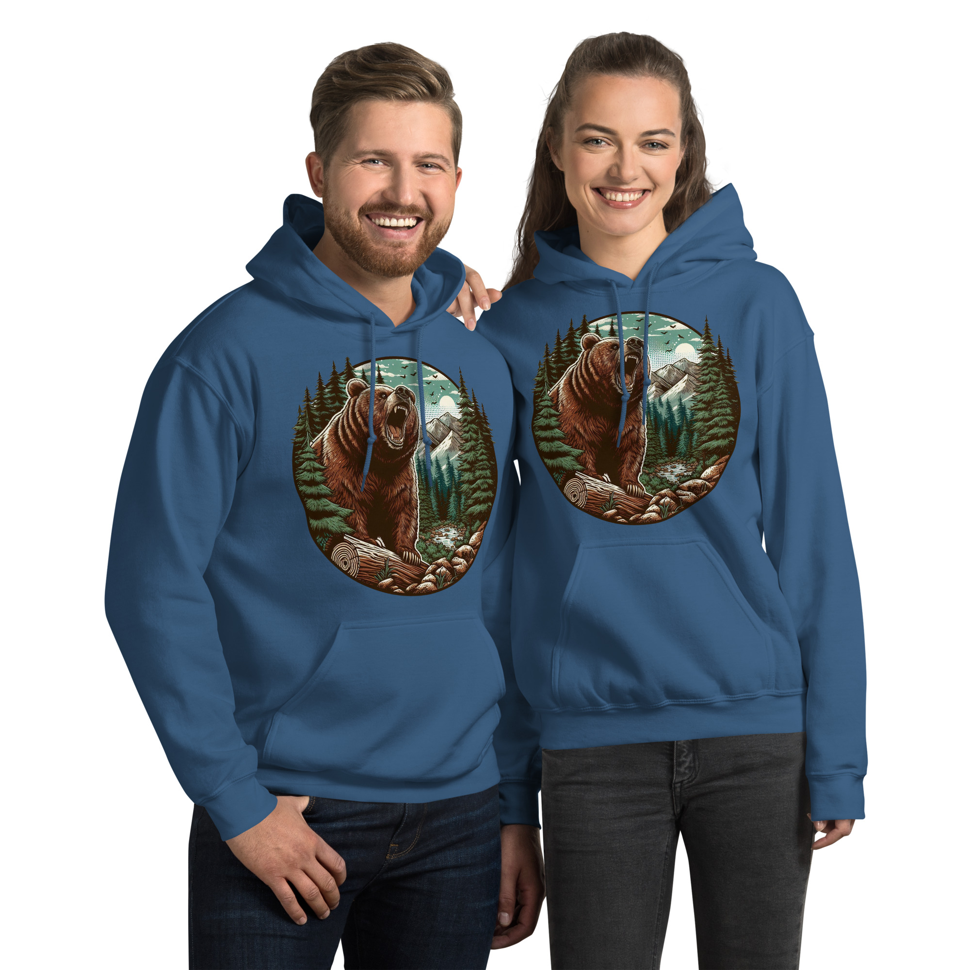Unisex Hoodie (Wolf Sign of Power)