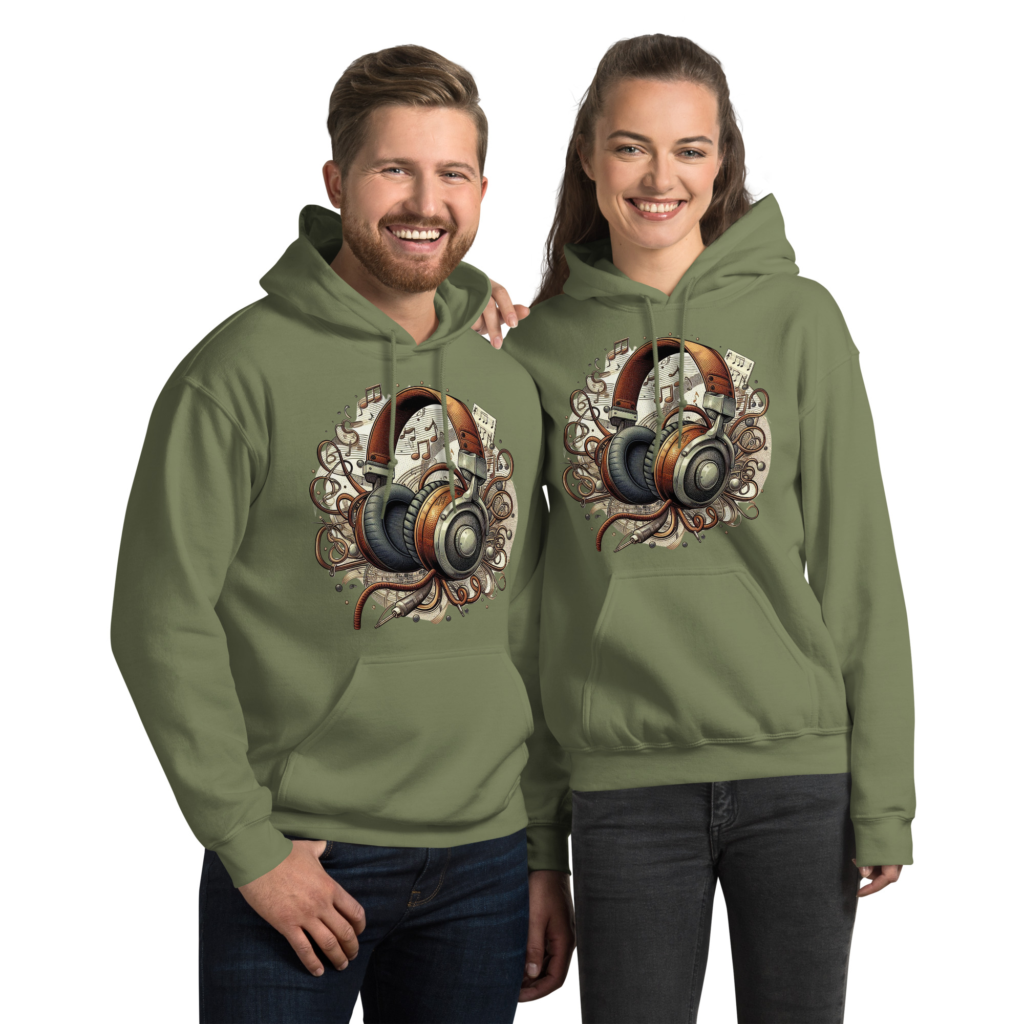Unisex Hoodie (Head-Phone)