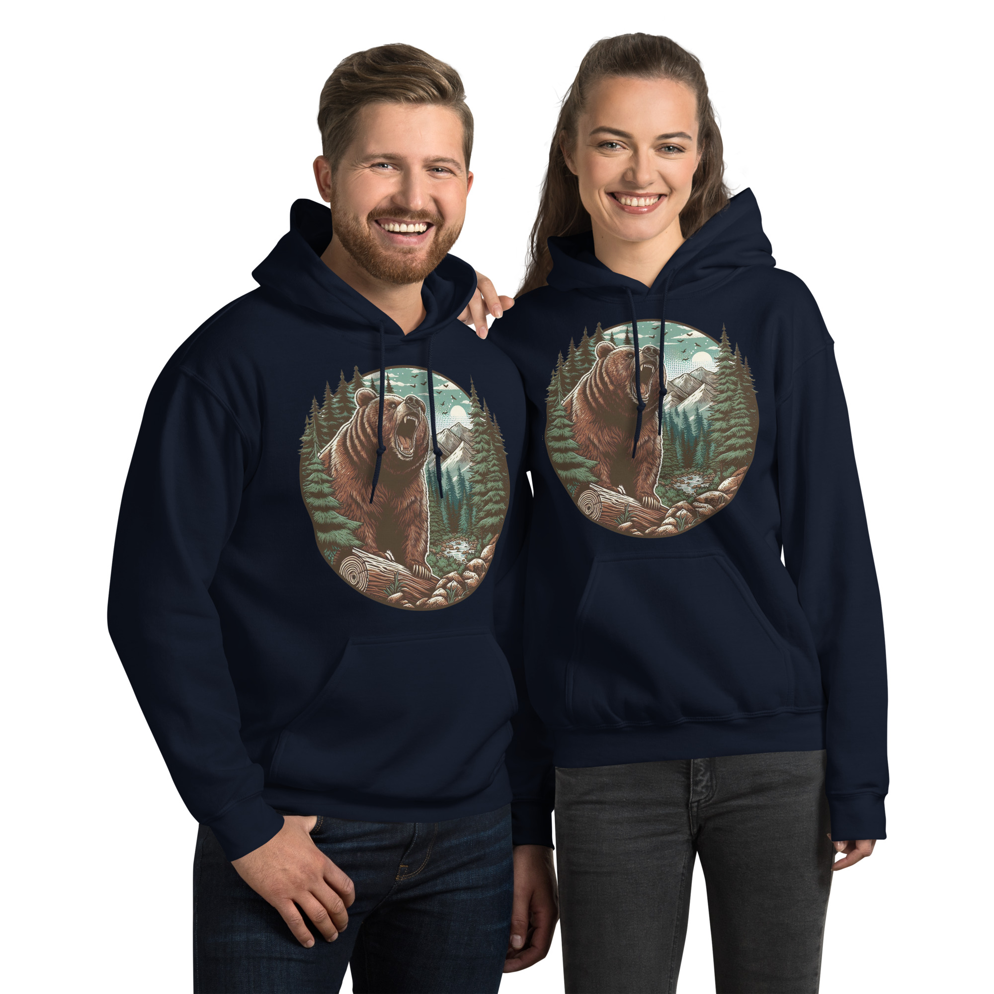 Unisex Hoodie (Wolf Sign of Power)