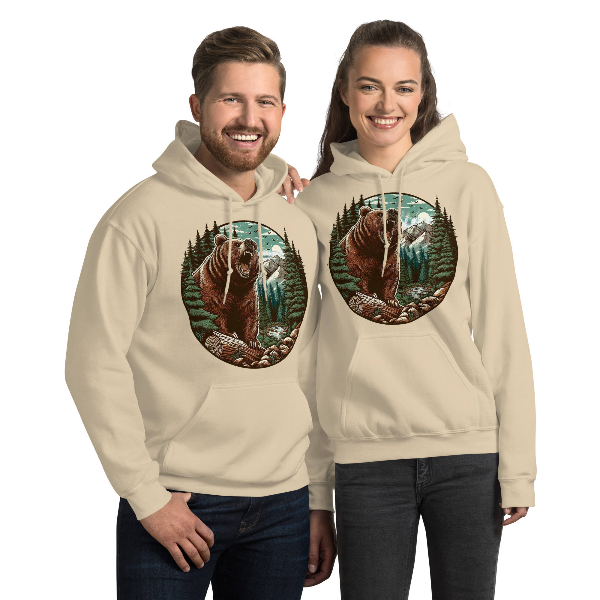 Unisex Hoodie (Wolf Sign of Power)