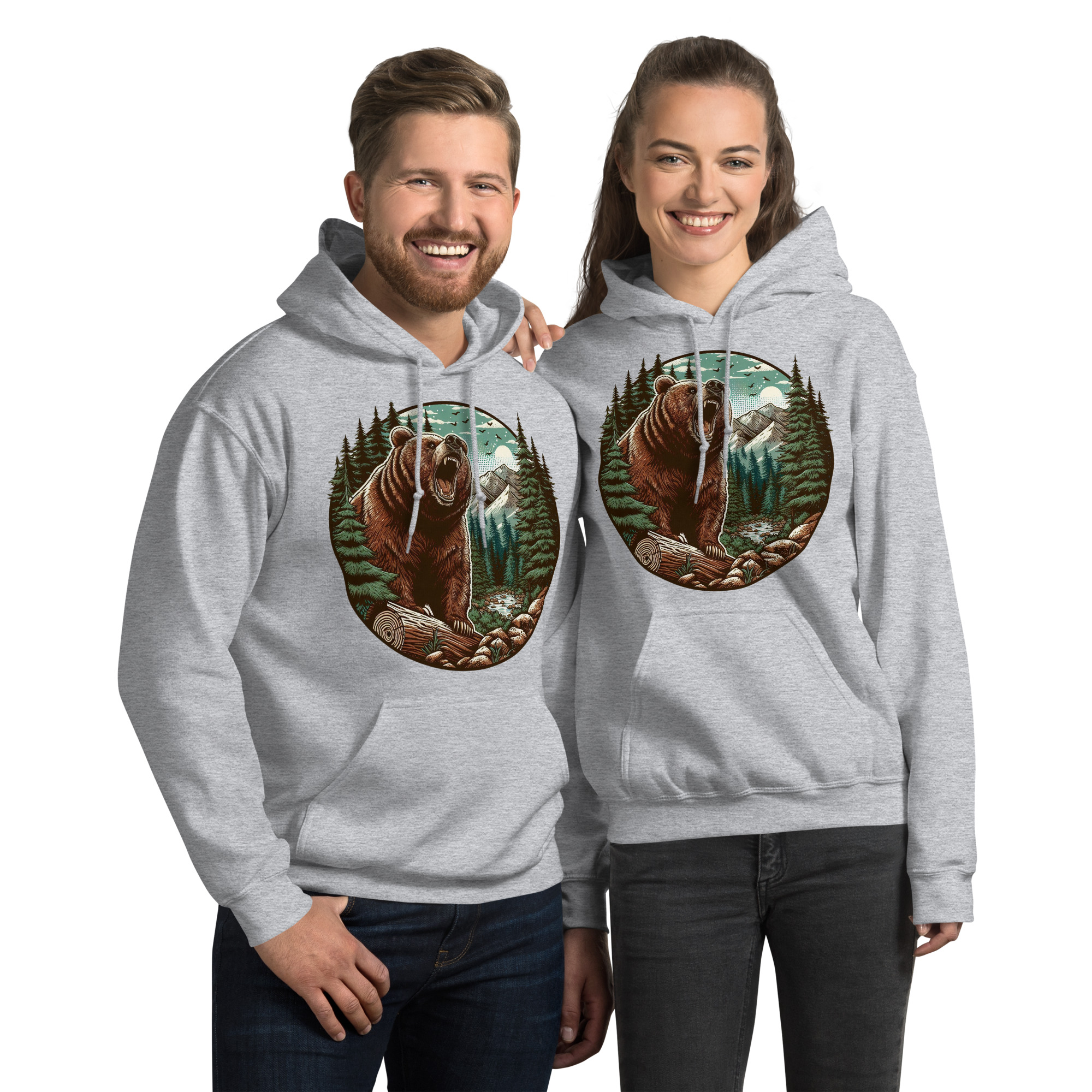 Unisex Hoodie (Wolf Sign of Power)