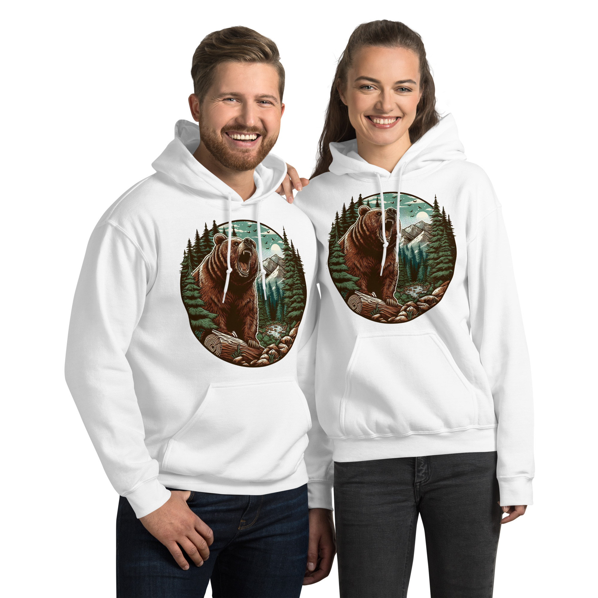 Unisex Hoodie (Wolf Sign of Power)