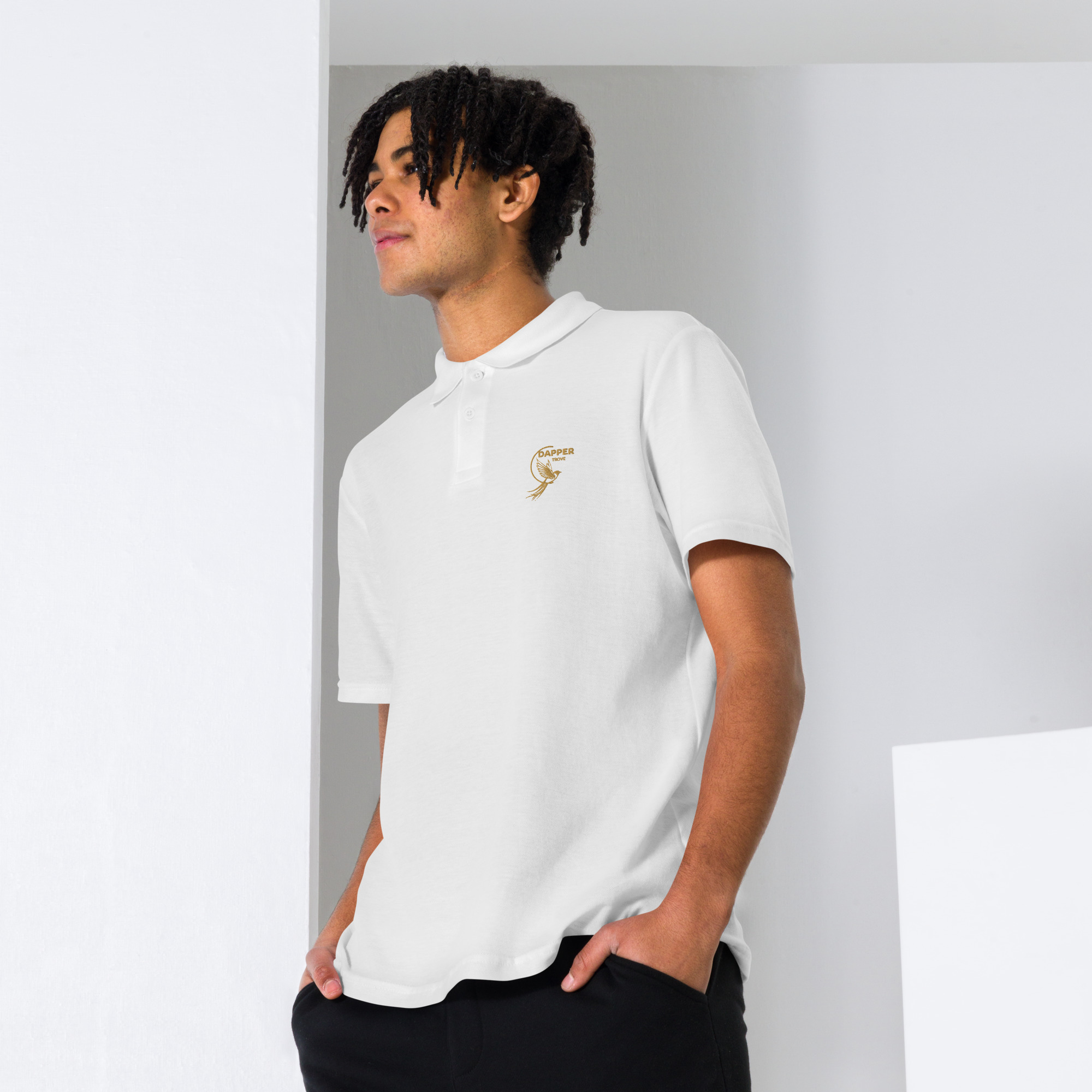 Unisex slim fit polo (All Over Print)