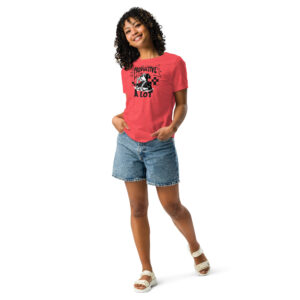 Women’s Relaxed T-Shirt (Productive but lies a lot)