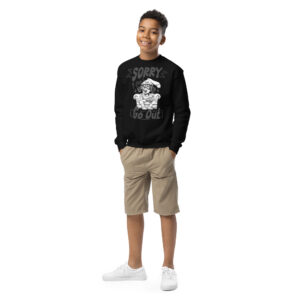 Youth crewneck sweatshirt (Sorry-Go Out)