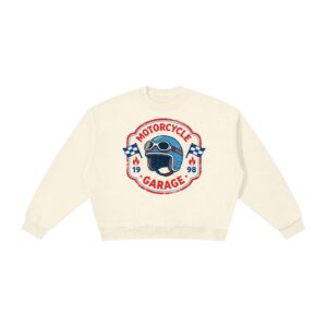 Boxy Fleece Crewneck Sweatshirt