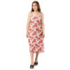 Tie-strap midi dress